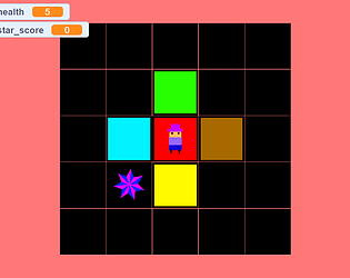 Color tiles collect stars